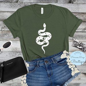 Celestial‎ Snake Graphic Tee Shirt